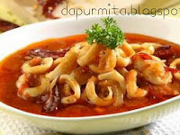 Resep Cumi Spesial Saus Padang