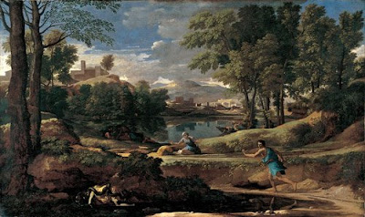 Landscape with a Man Killed by a Snake, by Poussin