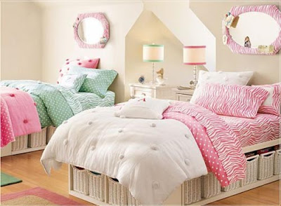 Pink Teen Room Design