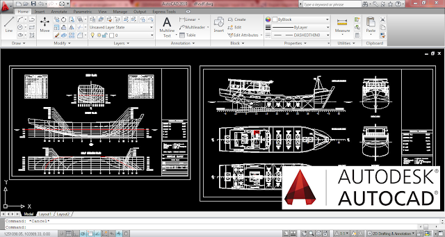 Download AutoCAD Rancang Design Kapal