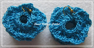 crochet ear ring