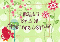 Made it to Top 3 at Crafters Corner Challenge 2