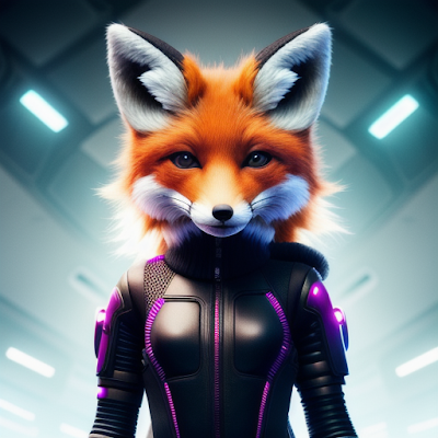 Cute Cyberpunk Fox (8)