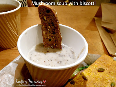 Paulin's Munchies - Kraftwich at Hillion Mall - Mushroom Soup Biscotti