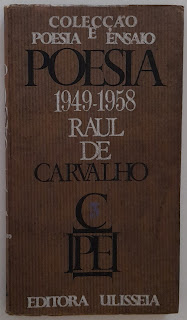 Poesia 1949-1958, de Raul de Carvalho