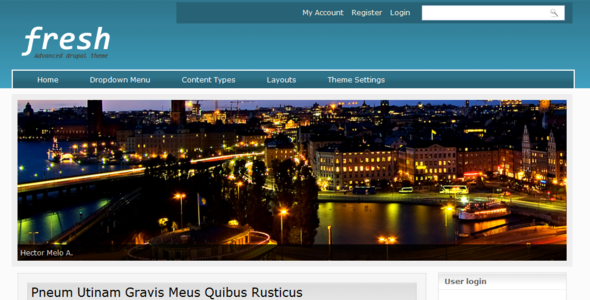 Fresh - Advanced Drupal Theme - Drupal CMS Themes