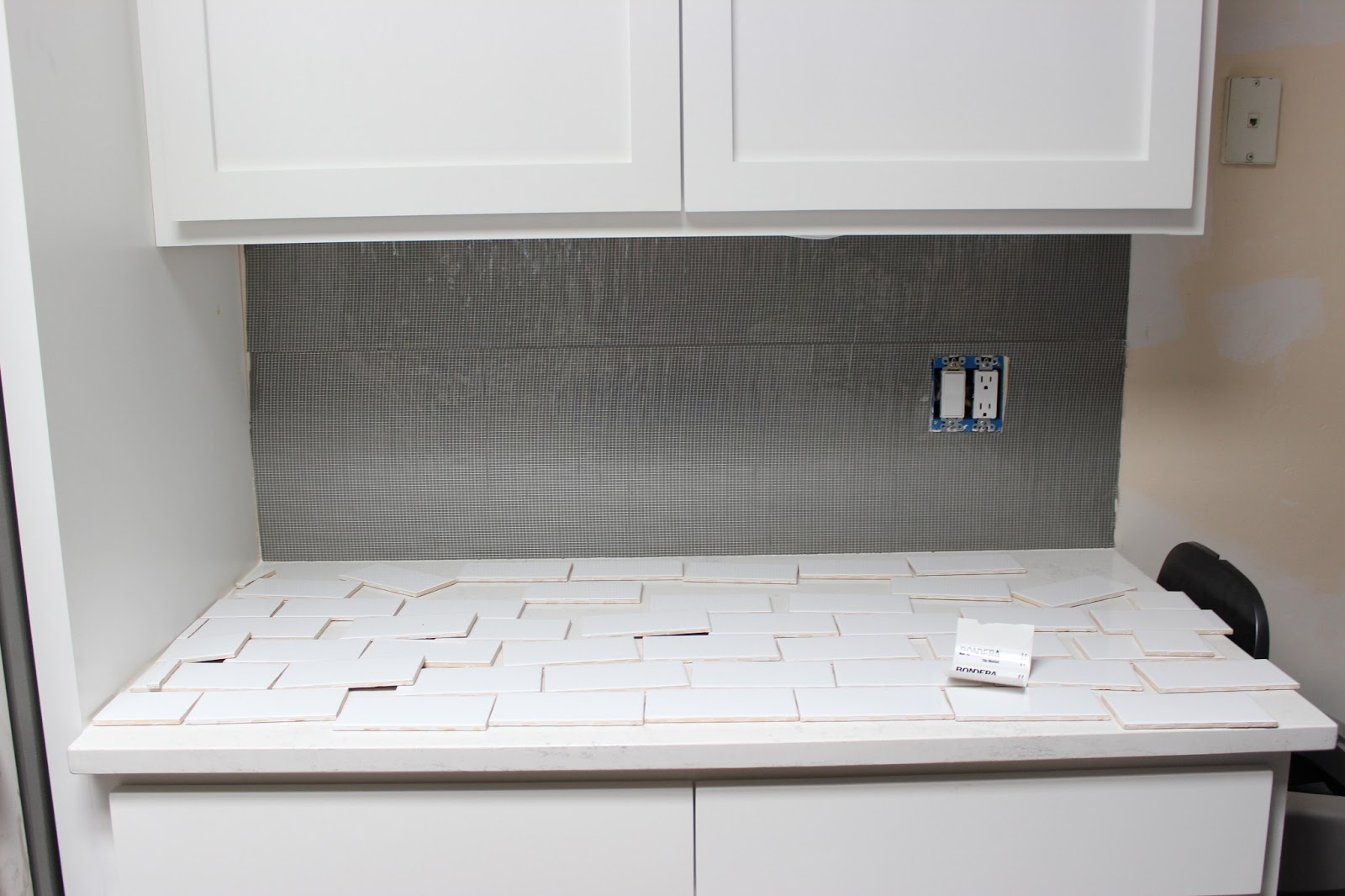 Easy DIY Subway Tile Backsplash Tutorial  Dream Book Design