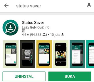 Cara Download Status WA