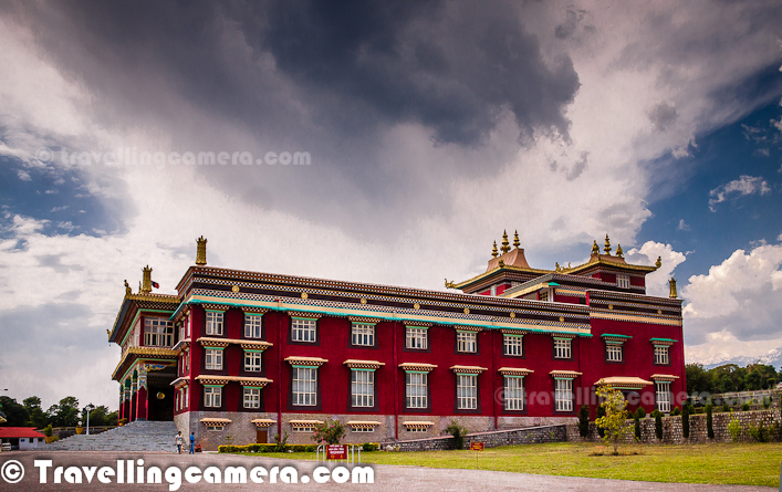 This is the exact view we see from entry gate of  Monastery of Dzongsar Khyentse Rinpoche Institute. For some time, we were simply amazed by the hugeness and beauty all around. It was first time that we were seeing such a huge Monastery and very well maintained campus with great peace. Overall environment was very peaceful and kind of unmatchable. Later on we saw some of the oldest monasteries in Spiti valley of Himachal Pradesh, which itself is an exceptional experience.