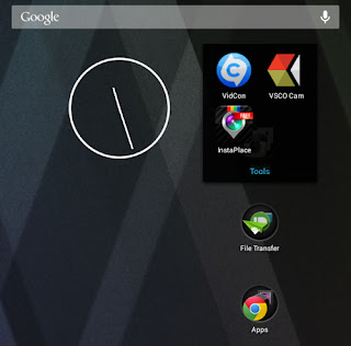 mengatur shortcut di homescreen