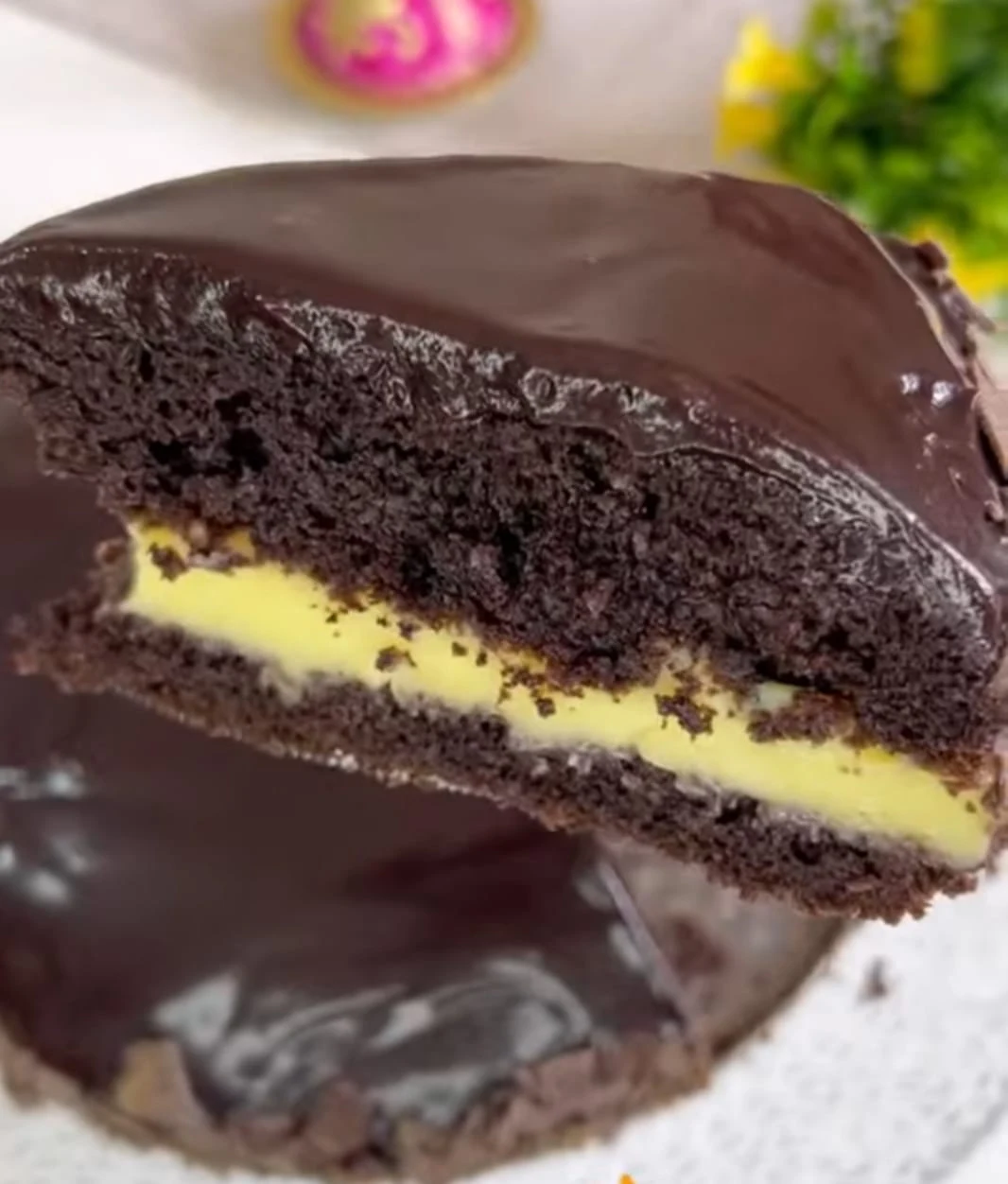 Chocolate Cake with Chocolate Buttercream Frosting