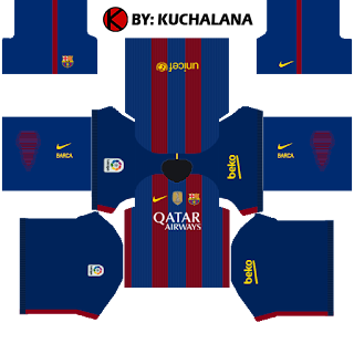  for your dream team in Dream League Soccer  Baru!!! Barcelona Kits 2016/2017 - Dream League Soccer 2015