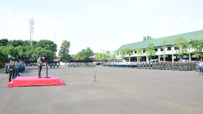 Pembukaan Gelar Opsgaktib dan Yustisi POM di Lapangan A Yani Kodam Brawijaya