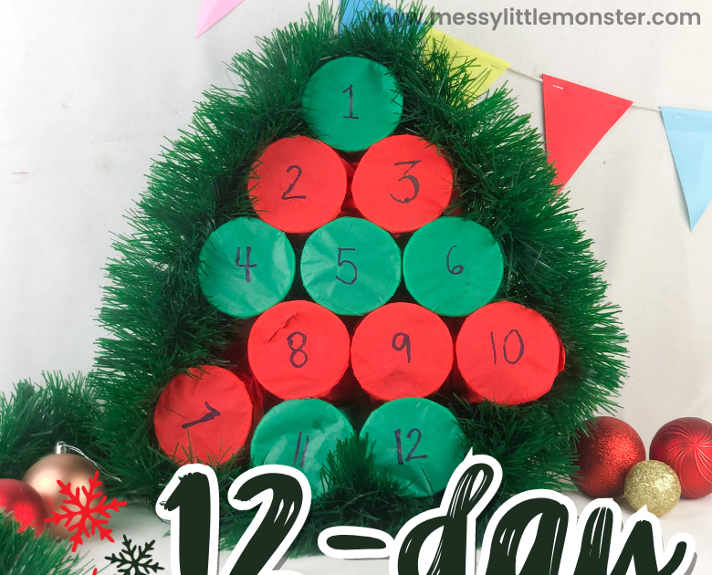 5 Little Monsters: Kid's Craft Advent Calendar with Printable Stickers