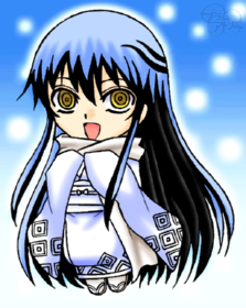 プラムのアトリエ ぬらりひょんの孫 雪女 氷麗 ミニキャラ イラスト プラムのアトリエ ぬらりひょんの孫 雪女 氷麗 ミニキャラ イラスト