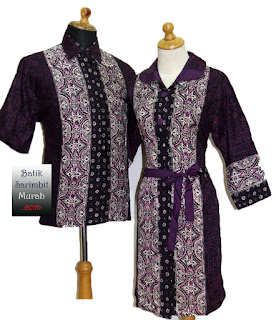 Foto Baju Batik Couple Moderen