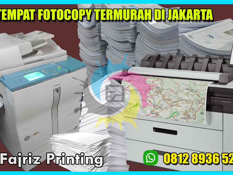 Pusat Fotocopy dan Jilid Buku  di  Jakarta Pusat Buka 24 Jm