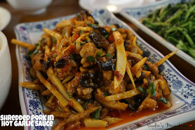 Shredded pork in hot garlic sauce - Old Chengdu Sichuan Restaurant at Chinatown - Paulin's Munchies