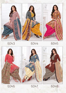 Aarvi Fashion Special Patiyala Cotton Dress Material Collection Exporter And Wholesaler