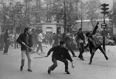 Enfrentamientos en el Barrio Latino, entre estudiantes y fuerzas de seguridad.