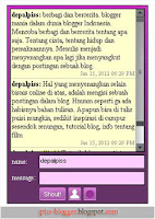 shoutbox untuk blog