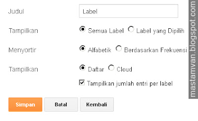 Cara Membuat Widget Label Blog Jadi Berwarna V.2