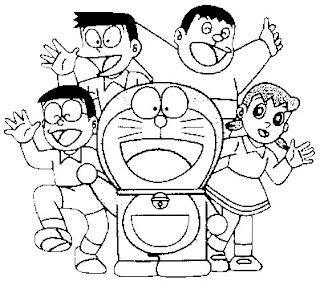 Download Blog de los niños: Doraemon para colorear