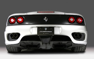 Exotic fast white Ferrari car wallpaper