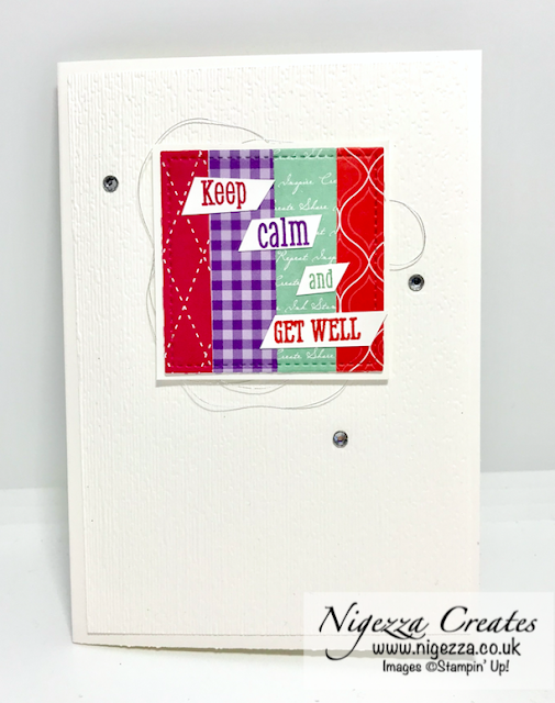 Get well card Stampin Up