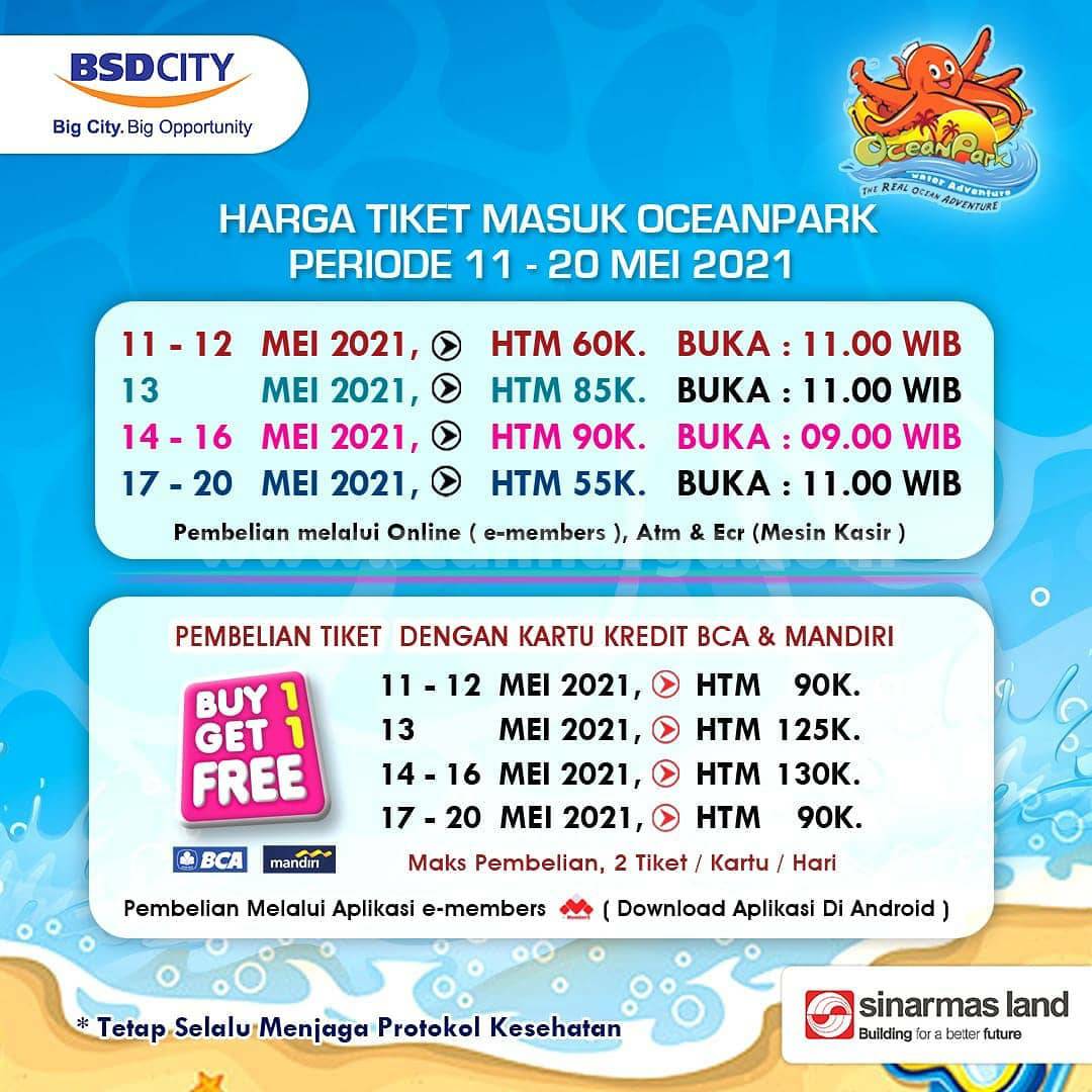 HARGA TIKET MASUK OceanPark BSD City Terbaru