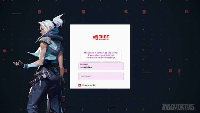mengatasi gagal login valorant