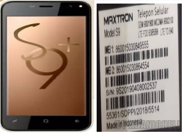 Firmware Maxtron S9 SPD Pac Flash File Stock ROM