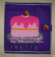 Strawberry Cake File Cover 4 Anette by Monica Ria