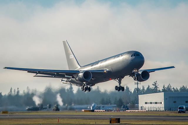 Aviationist USAF KC-46 Tanker first flight