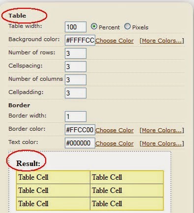 How To Create a Beautiful Table in your blog 