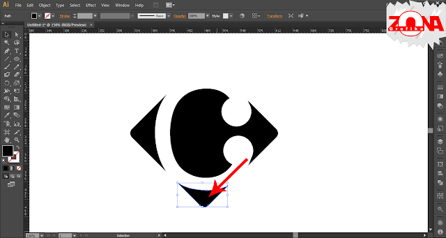 Cara Membuat Logo Carrefour dengan Adobe Illustrator CS6