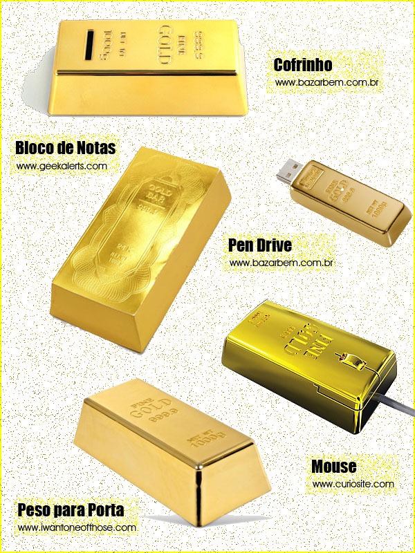Barra-de-Ouro-Cofrinho-Pen-Drive-Bloco-Notas-Mouse-Peso-Porta
