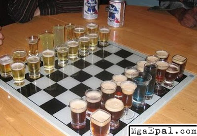 chess, beer chess, alcoholic, drinking game, funny photos, cool, cool images, cool pics, funny beer, beer