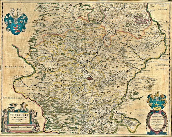 Blaeu 1645 - Thuringia Landgraviatus