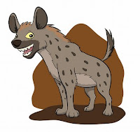 Resultado de imagen de hiena en dibujo