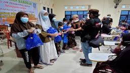 LSM Penjara DPD Banten bersama Pemdes Leuwilimus Gelar Baksos Santuni Anak Yatim-piatu