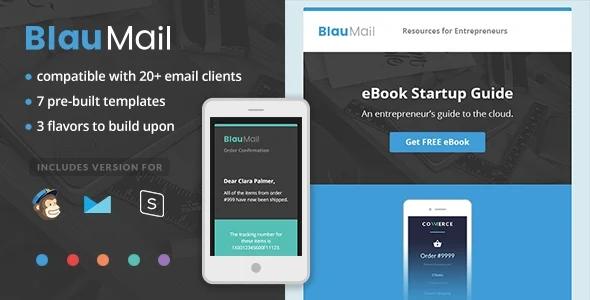 BlauMail  Responsive Apple Mail Template Download