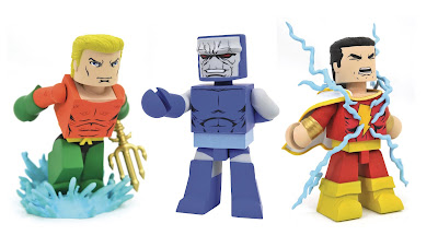 DC Comics Vinimates Series 5 Vinyl Figures by Diamond Select Toys – Aquaman, Shazam & Darkseid