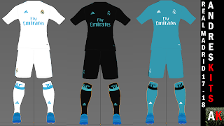 Hasil gambar untuk kit real madrid 17/18 pes