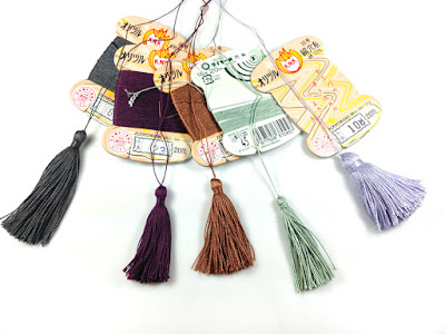 Silk Tassels made with Kanagawa & Fujix Tire Silk