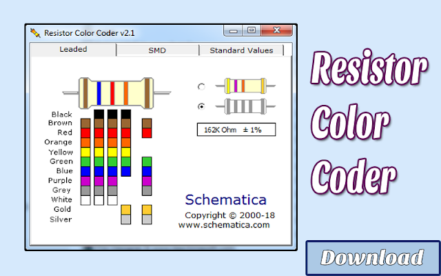 Download Resistor Color Coder | Kalkulator / Info & Softwares Elektronika 