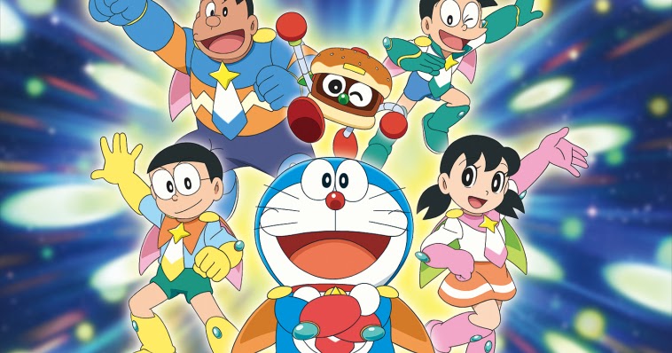 Kopi Hangat Gambar  Kartun Doraemon  Nobita dan Teman  Temannya