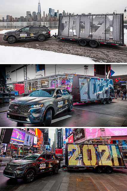 Kia Times Square New Years 2021 Story Telling Machine