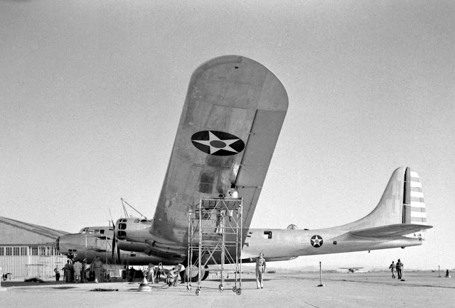 Douglas XB-19 at the tarmac