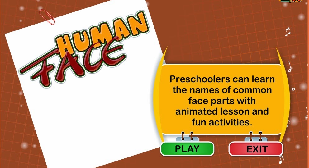 http://www.turtlediary.com/preschool-games/science-games/human-face.html